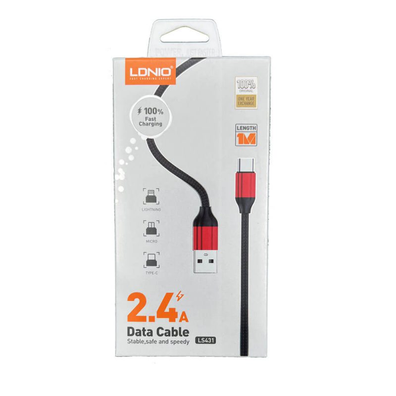 خرید کابل USB به لایتنینگ LS431